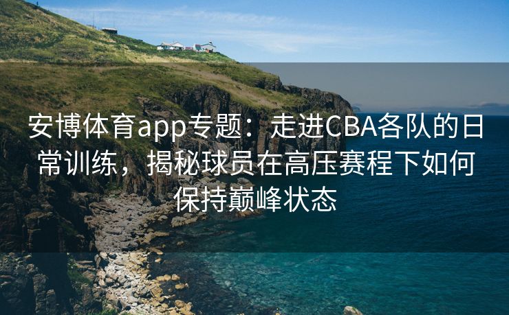 安博体育app专题：走进CBA各队的日常训练，揭秘球员在高压赛程下如何保持巅峰状态  第2张